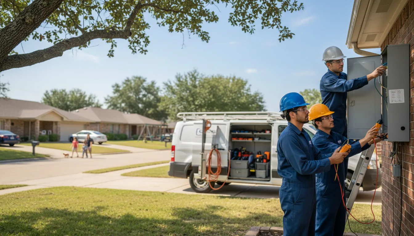 Certified electrician providing emergency electrical services in Mansfield, IL